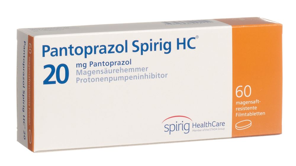 PANTOPRAZOLE Spirig HC cpr 20 mg 60 pce