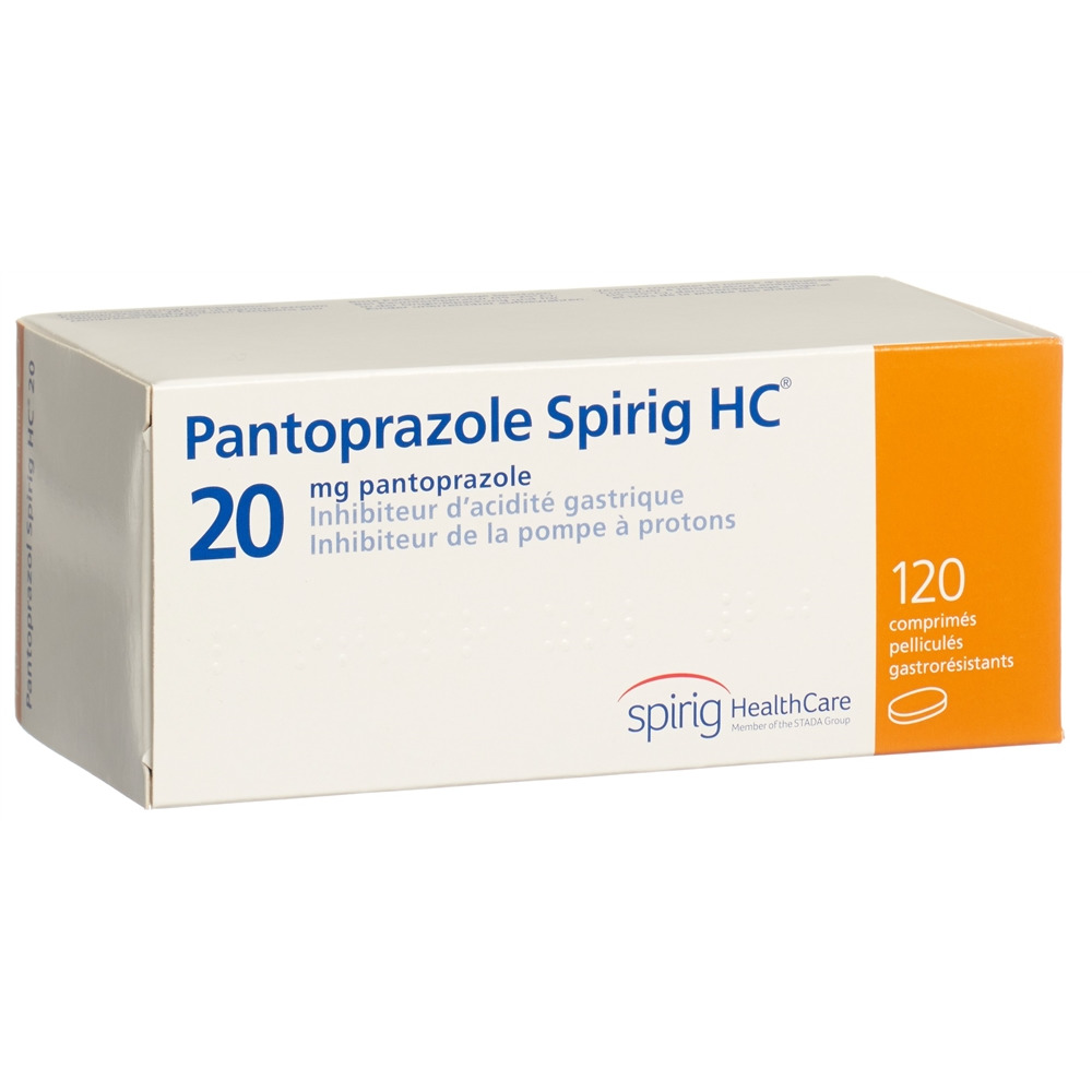 Pantoprazol Spirig HC 20 mg, magensaftresistente Tabletten
