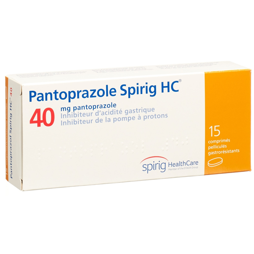 Pantoprazol Spirig HC 40 mg, magensaftresistente Tabletten