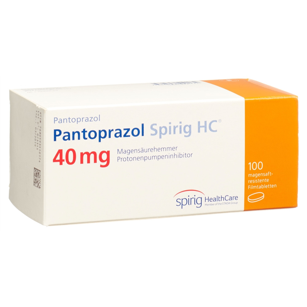 Pantoprazol Spirig HC 40 mg, magensaftresistente Tabletten