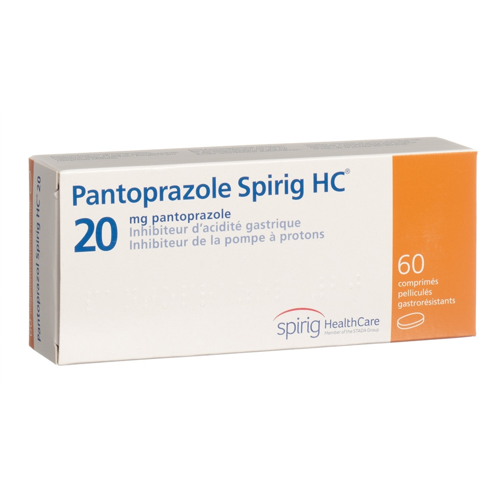 Pantoprazol Spirig HC 20 mg, magensaftresistente Tabletten
