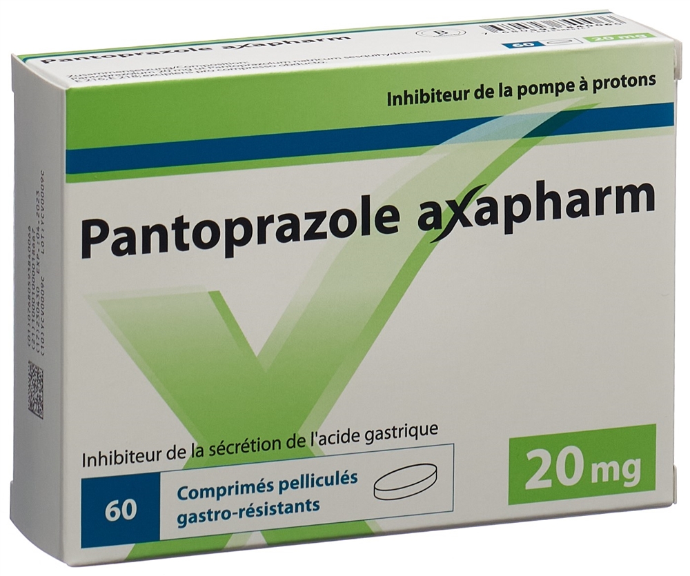 Pantoprazol axapharm 20 mg, magensaftresistente Tabletten
