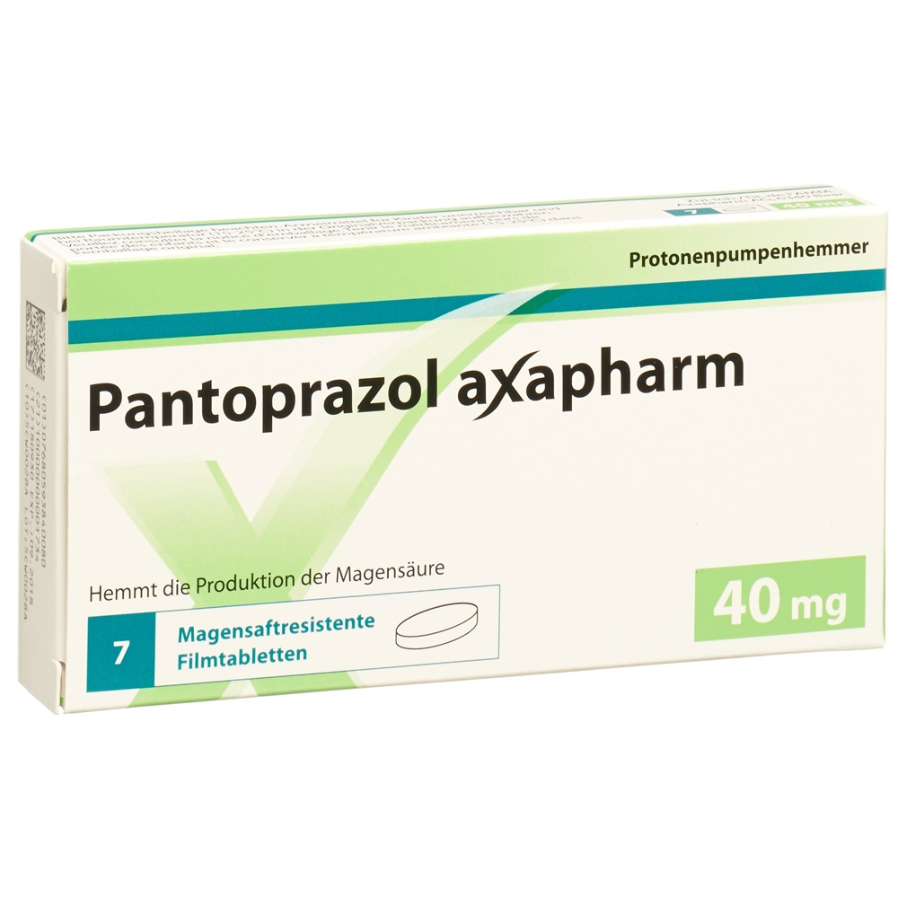 PANTOPRAZOLE axapharm cpr 40 mg 7 pce