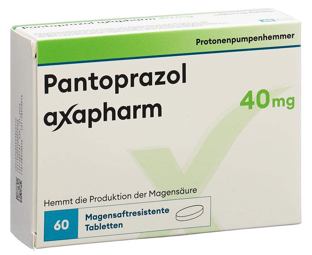 PANTOPRAZOLE axapharm cpr 40 mg 60 pce