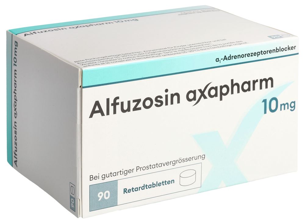ALFUZOSINE axapharm cpr ret 10 mg 90 pce