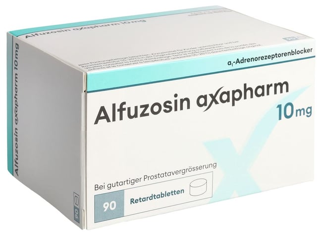ALFUZOSINE Axapharm cpr ret 10 mg 90 pce
