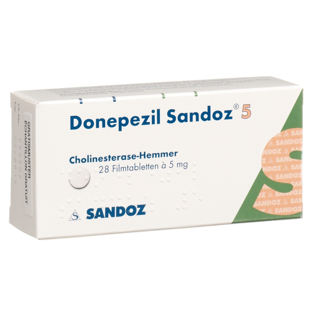 DONEPEZIL Sandoz cpr pell 5 mg 28 pce