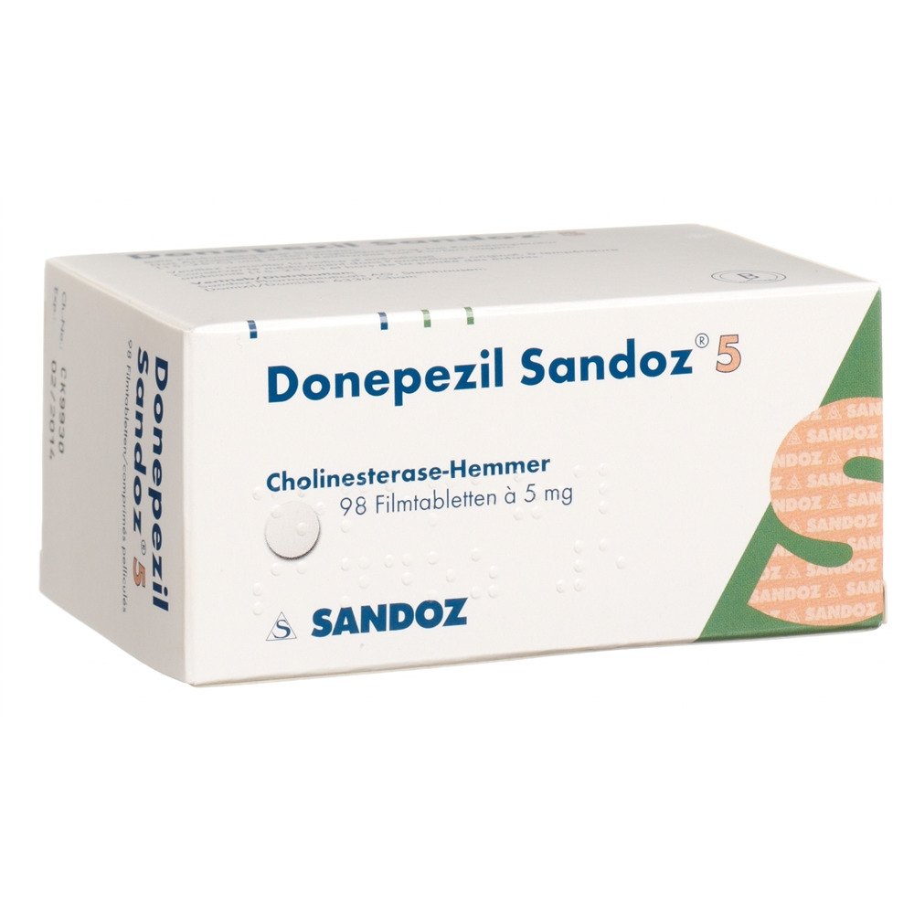 DONEPEZIL Sandoz cpr pell 5 mg 98 pce