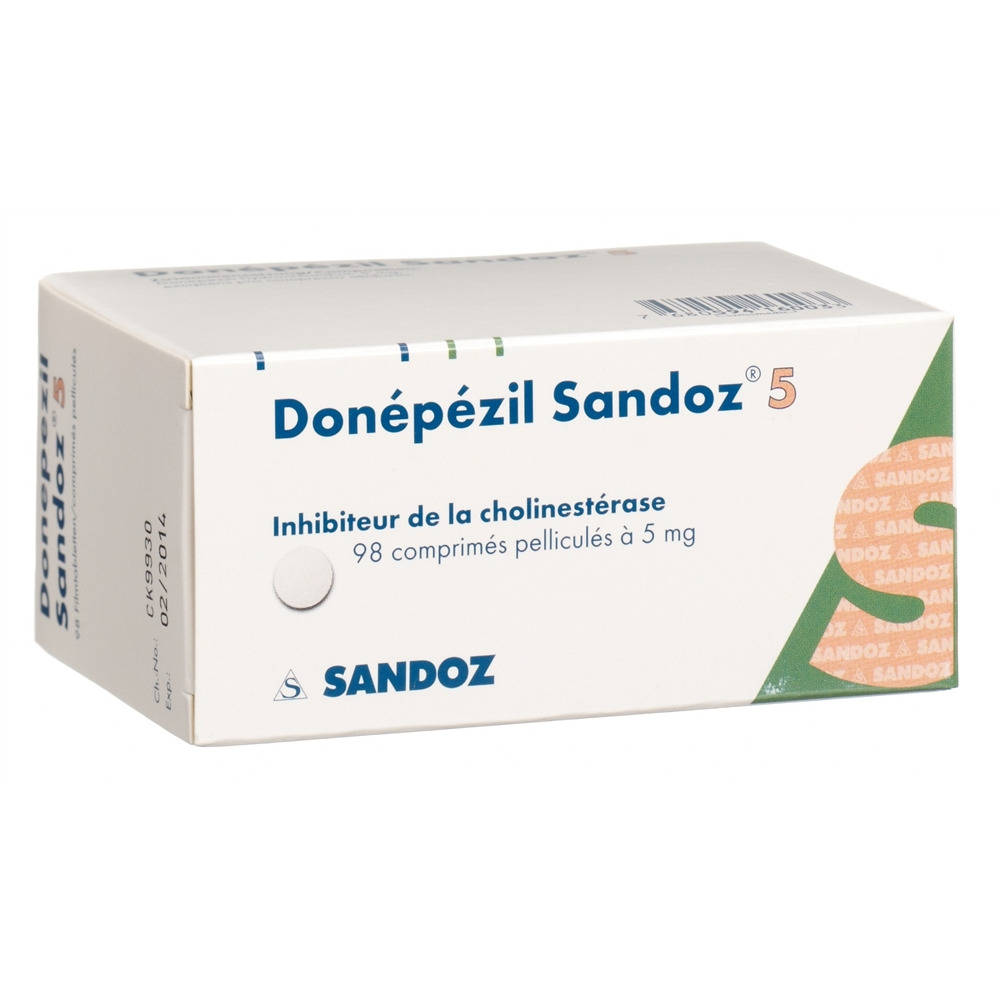 DONEPEZIL Sandoz cpr pell 5 mg 98 pce