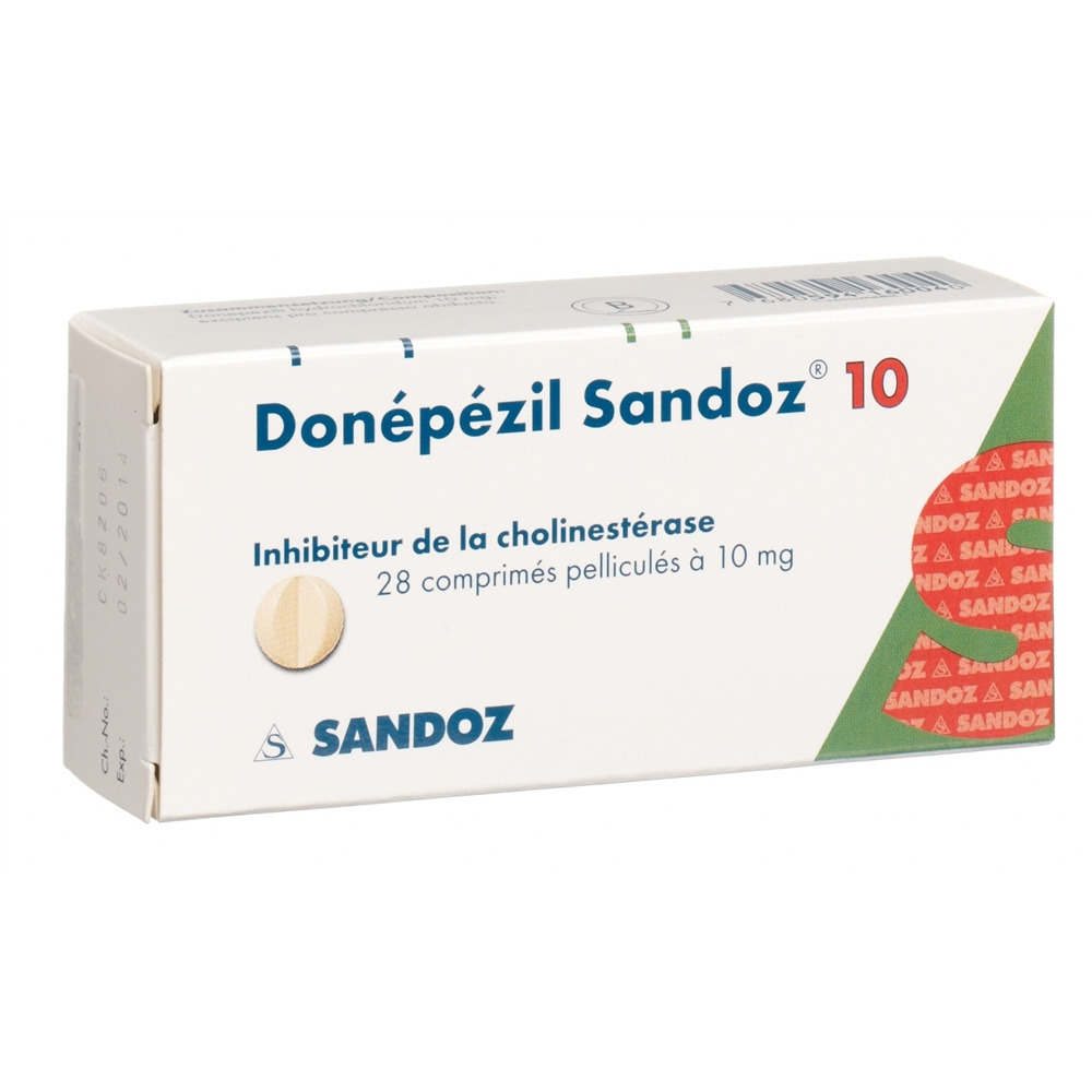 DONEPEZIL Sandoz cpr pell 10 mg 28 pce