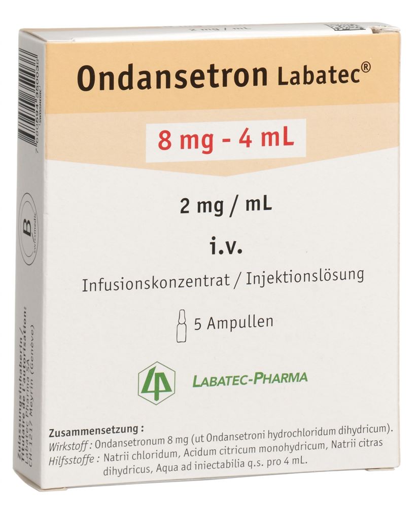 Ondansetron Labatec, 8mg/4ml, concentré pour perfusion