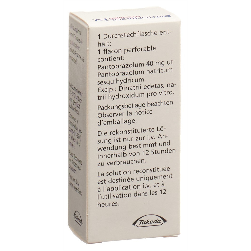 Pantoprazol Nycomed i.v., Lyophilisat