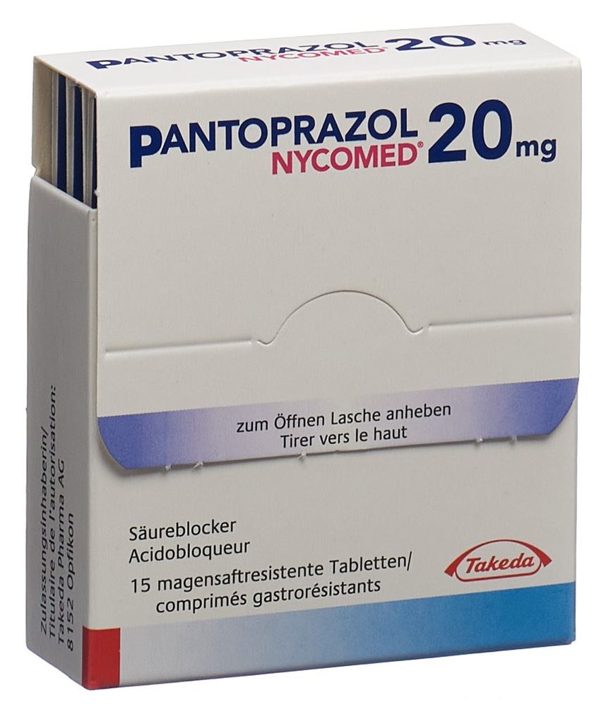 PANTOPRAZOL Nycomed cpr pell 20 mg 15 pce