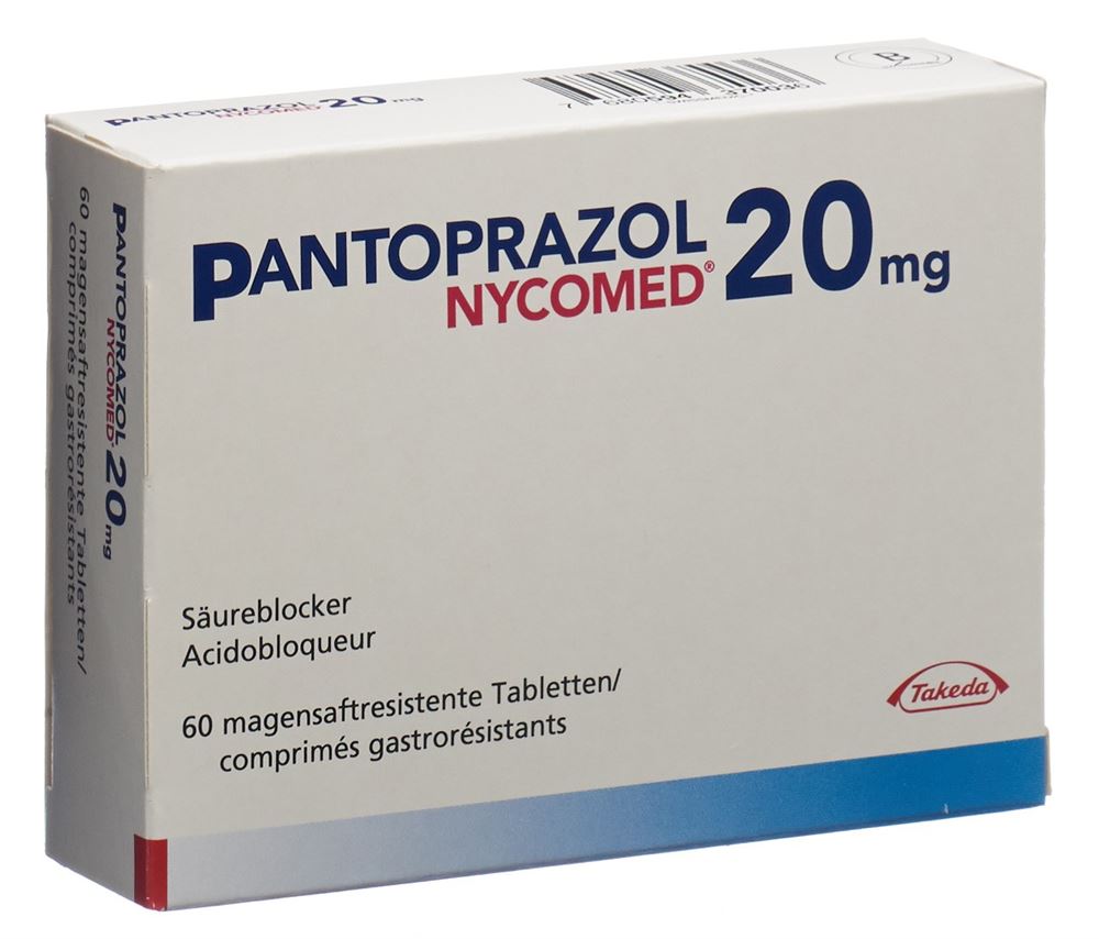PANTOPRAZOL Nycomed cpr pell 20 mg 60 pce