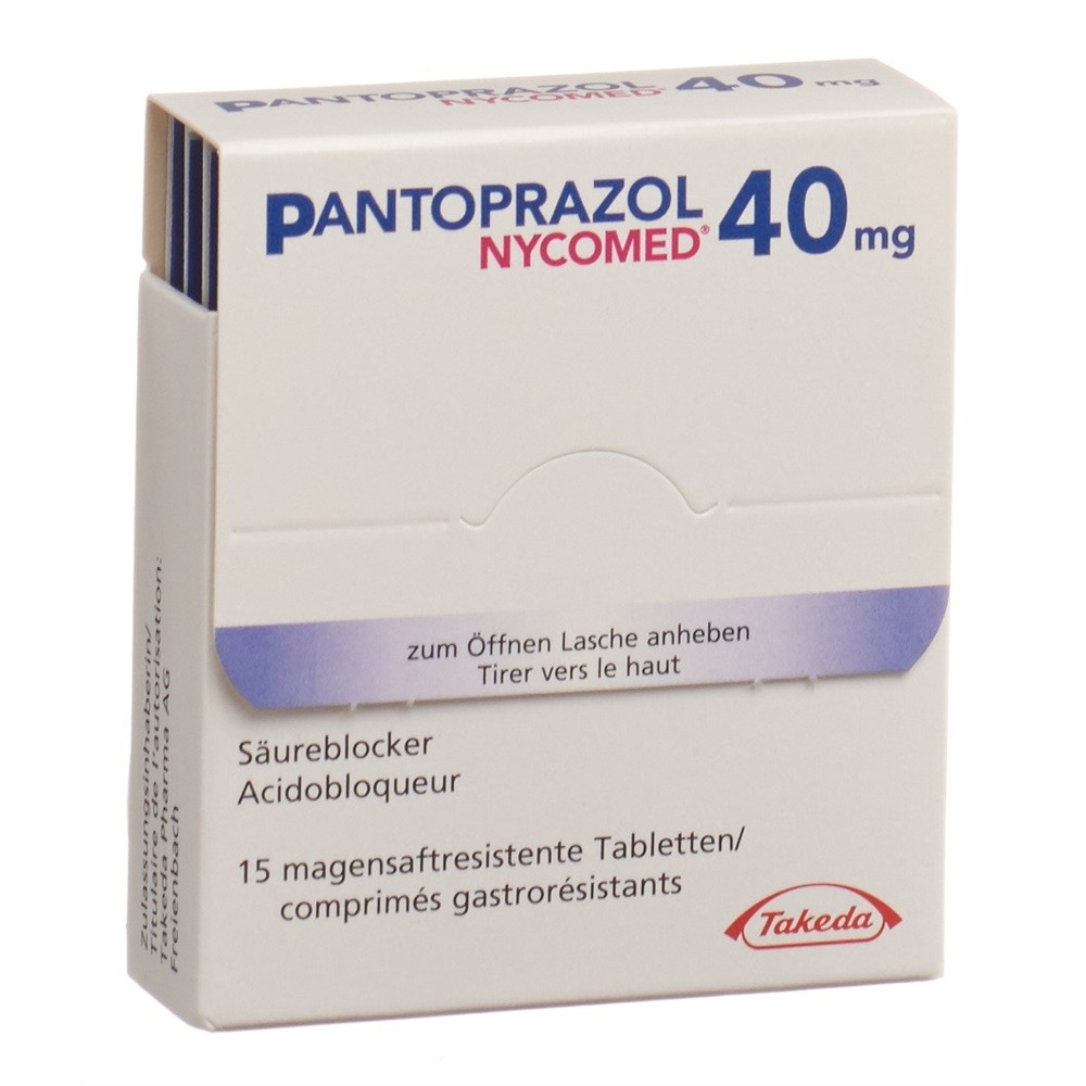 PANTOPRAZOL Nycomed cpr pell 40 mg 15 pce