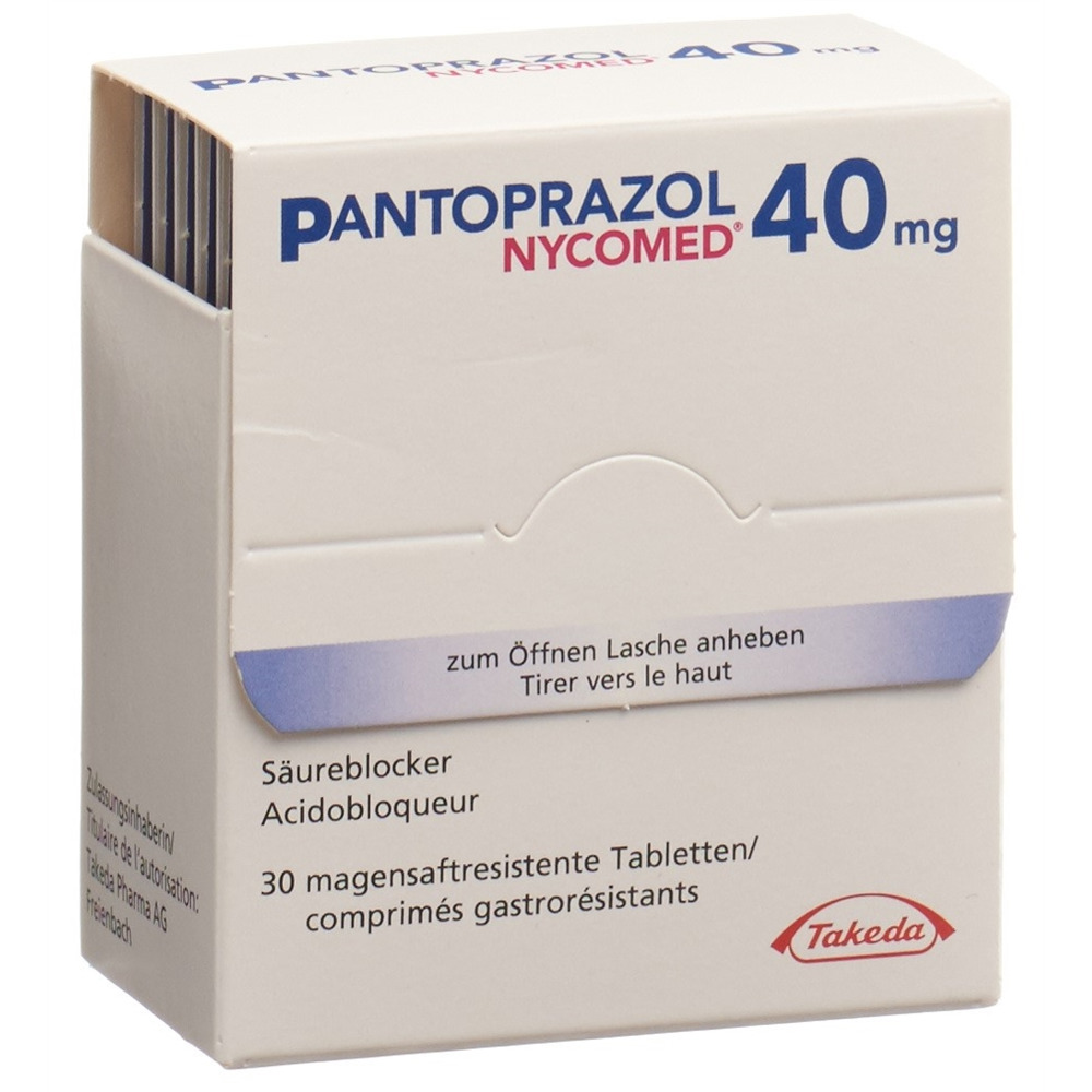 PANTOPRAZOL Nycomed cpr pell 40 mg 30 pce