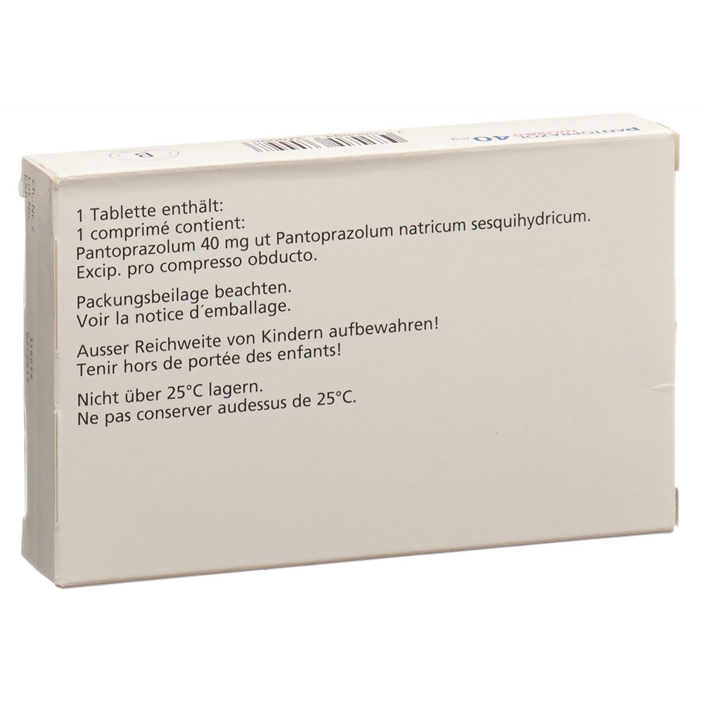 Pantoprazol Nycomed 40 mg, magensaftresistente Tabletten