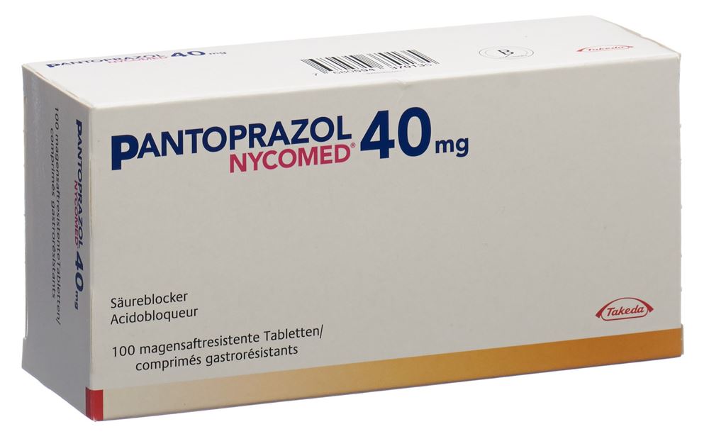 Pantoprazol Nycomed 40 mg, magensaftresistente Tabletten