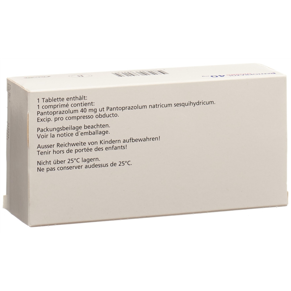 Pantoprazol Nycomed 40 mg, magensaftresistente Tabletten