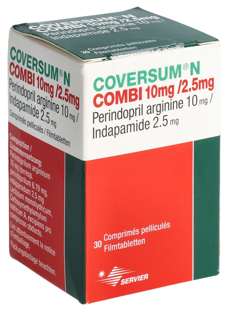 Coversum N combi 10/2.5 mg, comprimés pelliculés