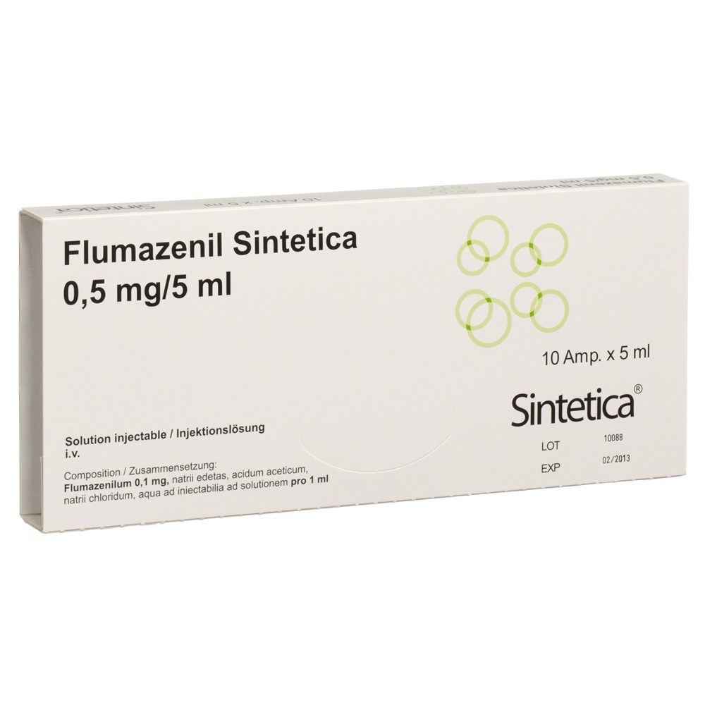 Flumazenil Labatec 0,5 mg/5 ml, solution injectable