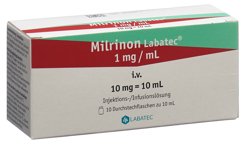 Milrinon Labatec, solution injectable / pour perfusion