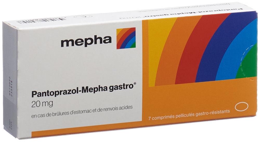 Pantoprazol-Mepha gastro 20 mg, magensaftresistente Filmtabletten