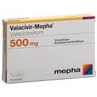 Valaciclovir-Mepha 500, Lactab