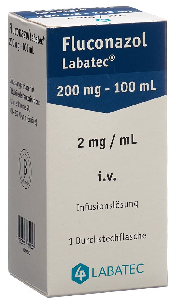 Fluconazol Labatec 200 mg, solution pour perfusion