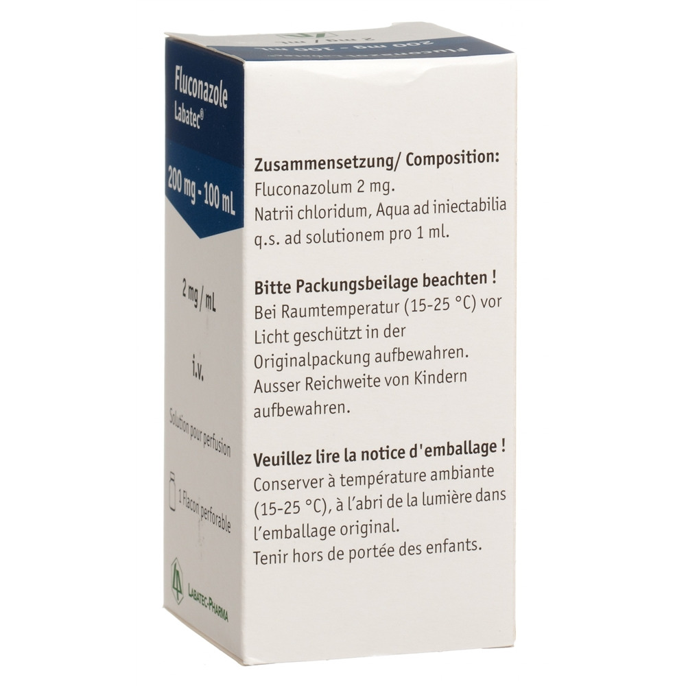 Fluconazol Labatec 200 mg, solution pour perfusion