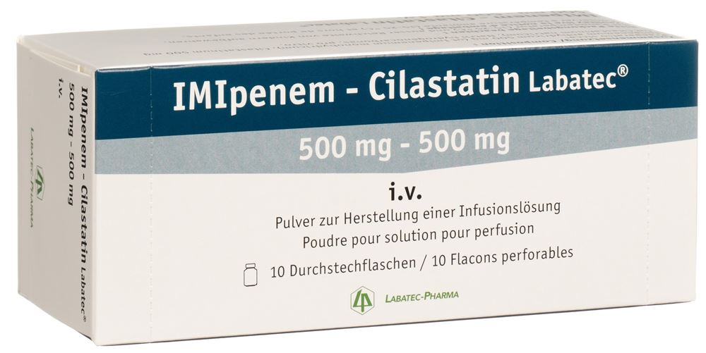 IMIPENEM-CILASTATIN Labatec 500mg/500mg fl 10 pce