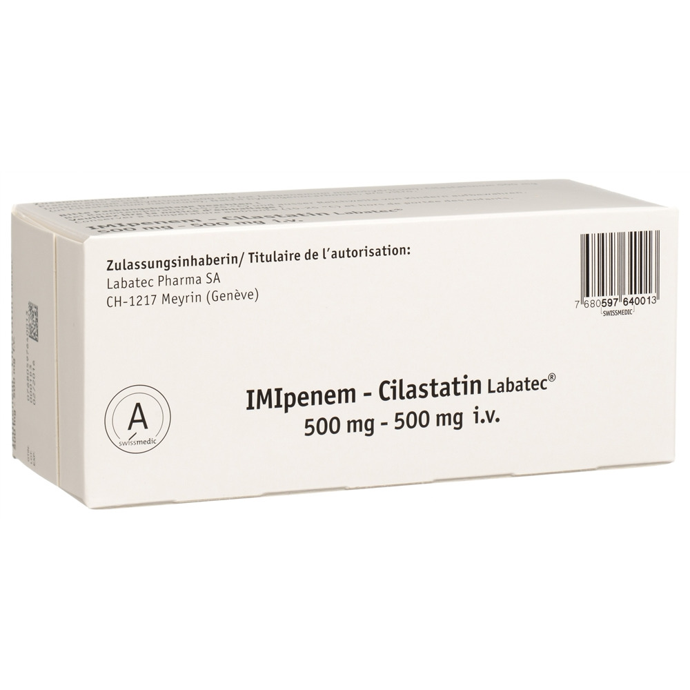 IMIPENEM-CILASTATIN Labatec 500mg/500mg fl 10 pce