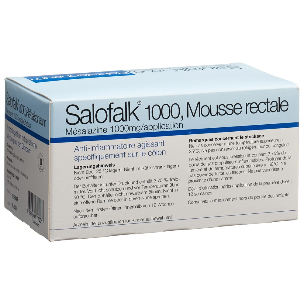 Salofalk 1000 mg, Rektalschaum