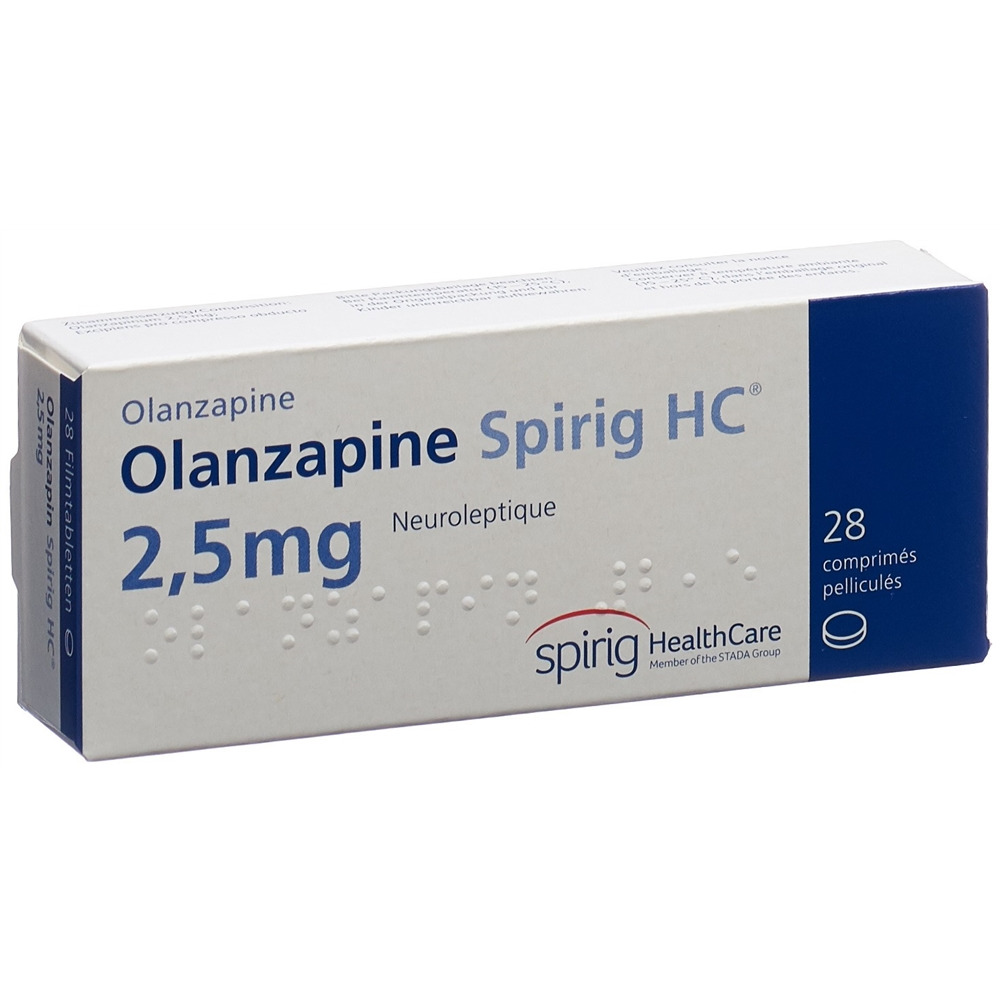 Olanzapin Spirig HC 2.5, Filmtabletten