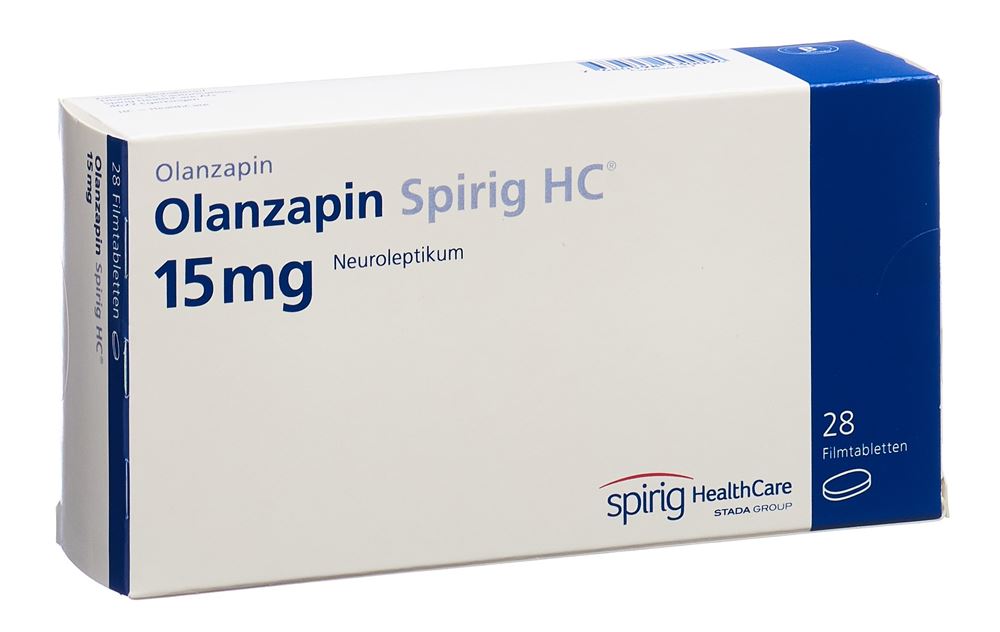 Olanzapin Spirig HC 15, Filmtabletten