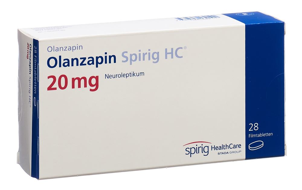 OLANZAPINE Spirig HC cpr pell 20 mg 28 pce