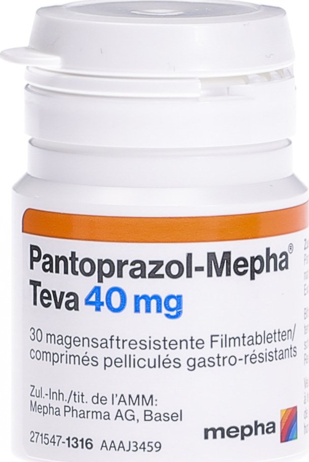 Pantoprazol-Mepha Teva 40 mg, magensaftresistente Filmtabletten