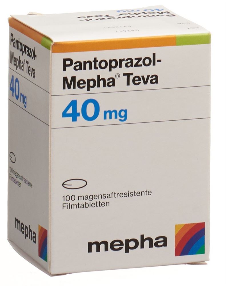 Pantoprazol-Mepha Teva 40 mg, magensaftresistente Filmtabletten