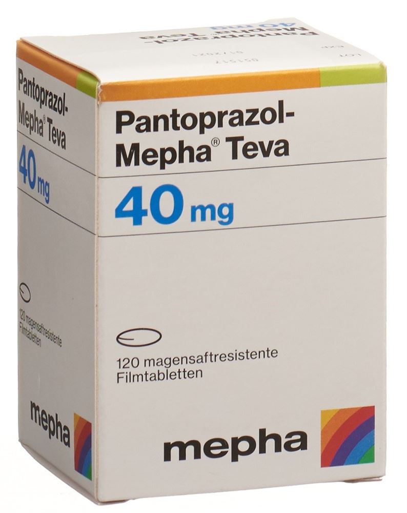 Pantoprazol-Mepha Teva 40 mg, magensaftresistente Filmtabletten