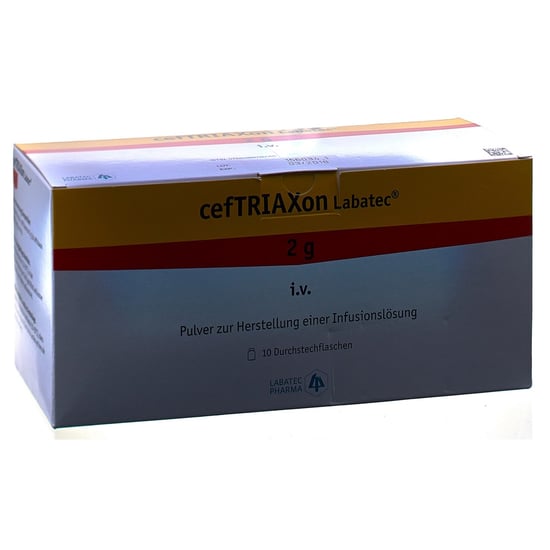 CEFTRIAXON Labatec subst sèche 1 g flac