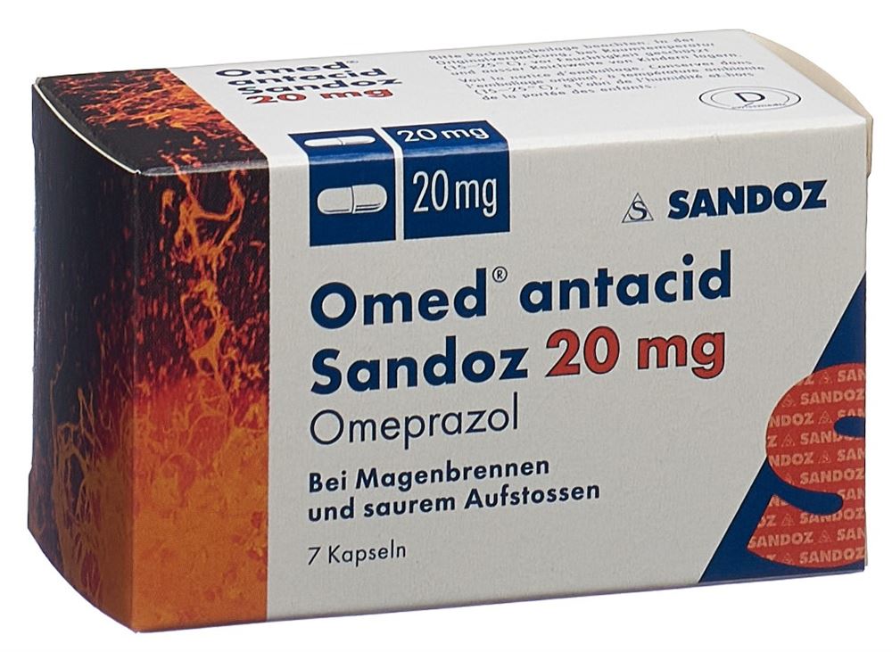 Omed antacid Sandoz 20 mg, Kapseln