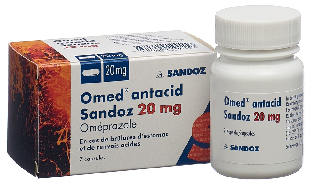 Omed antacid Sandoz 20 mg, Kapseln