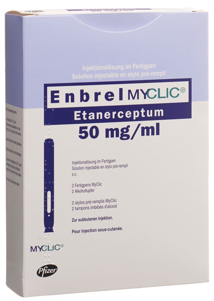 ENBREL MyClic sol inj 50 mg/ml 2 stylo pré 1 ml