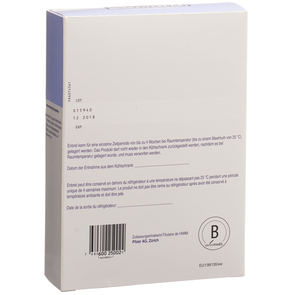 ENBREL MyClic sol inj 50 mg/ml 2 stylo pré 1 ml