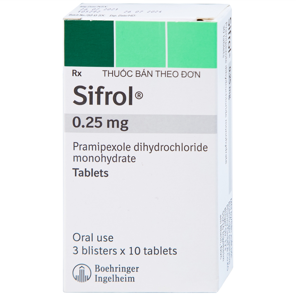 SIFROL ER cpr ret 0.375 mg 10 pce