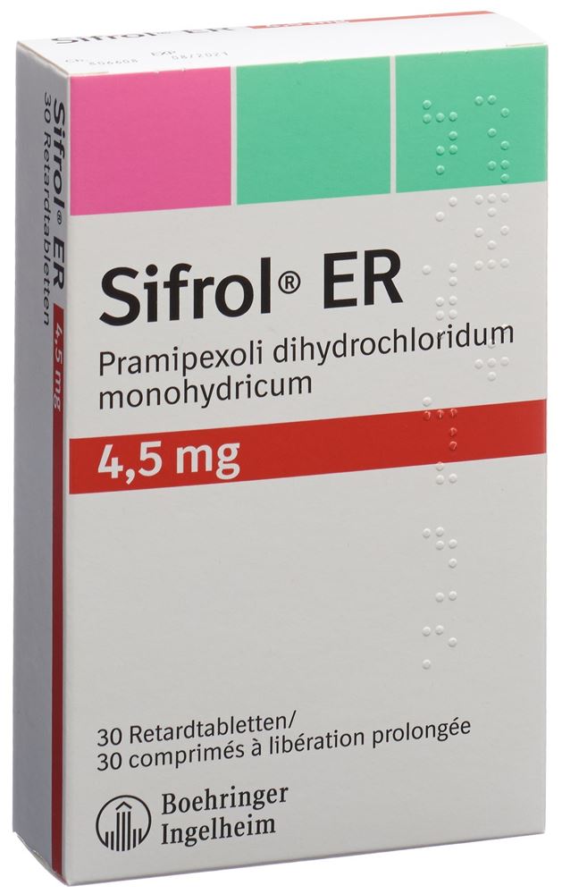 SIFROL ER cpr ret 4.5 mg 30 pce