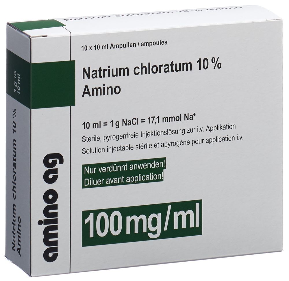 Natrium chloratum Amino 10%, Konzentrat für Infusionslösungen
