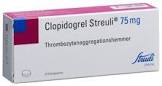 Clopidogrel Streuli 75mg, Filmtabletten