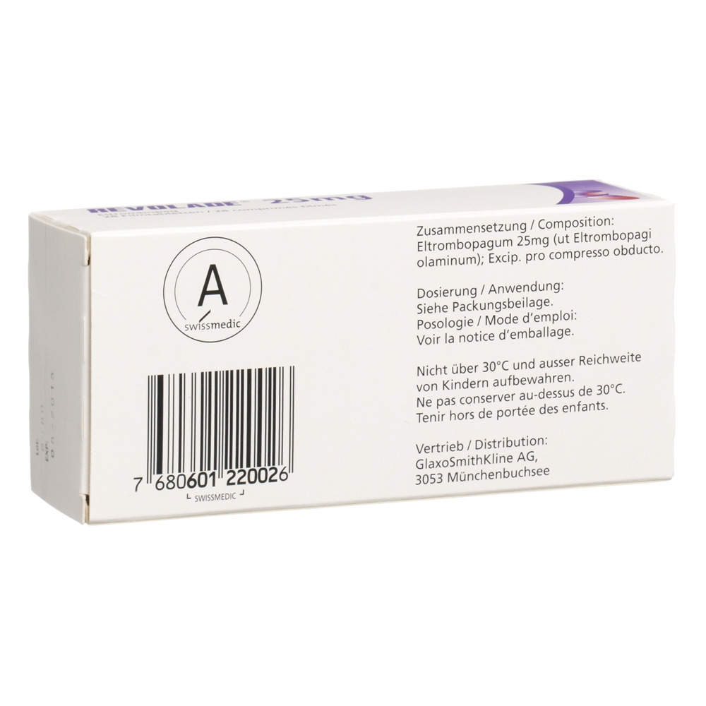 Revolade 25 mg, Filmtabletten