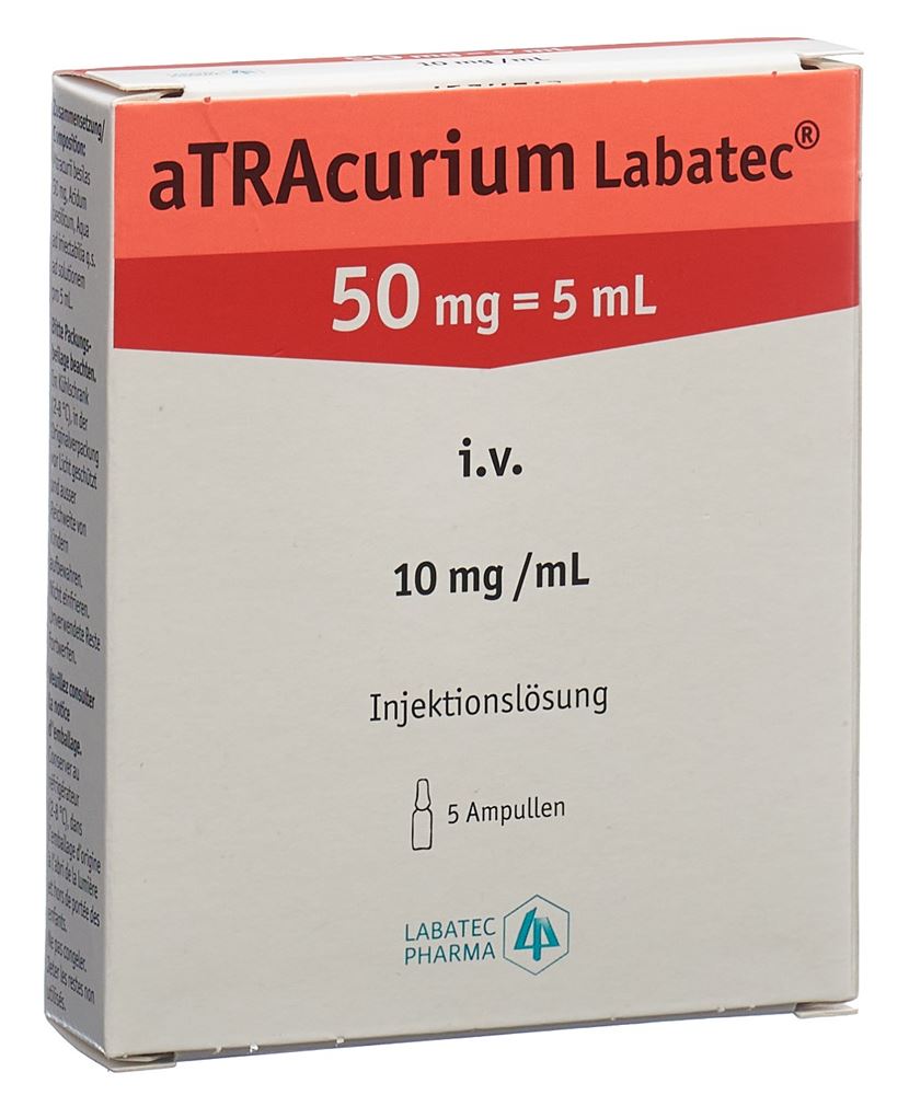 ATRACURIUM Labatec 50 mg/5ml 5 amp 5 ml